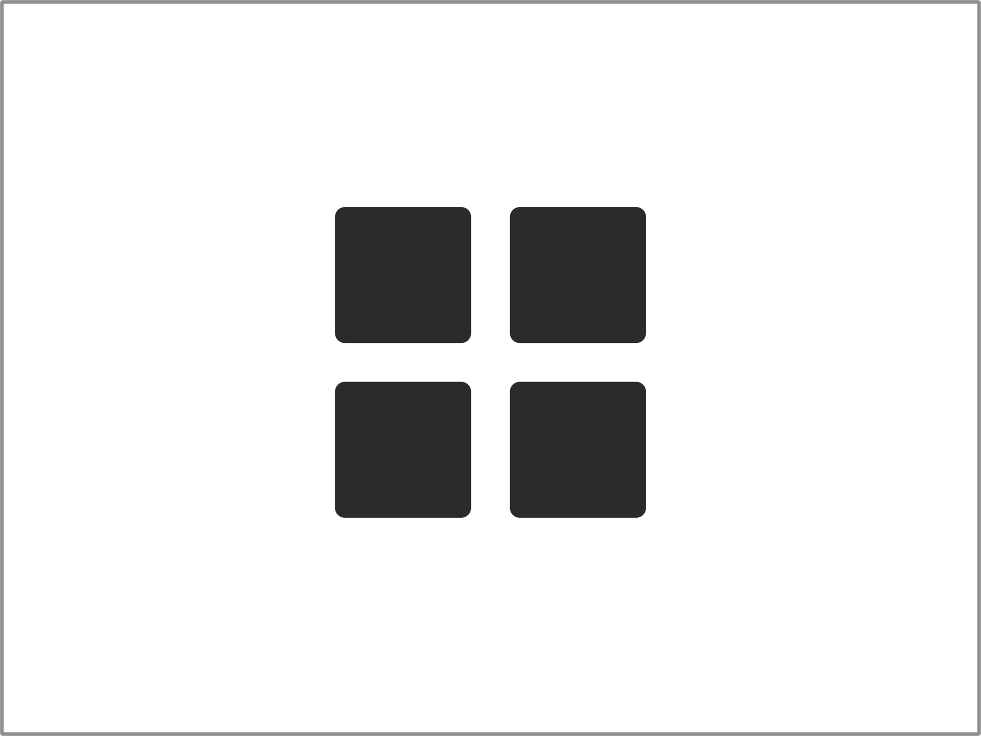 An illustration of four squares in a 2x2 grid pattern